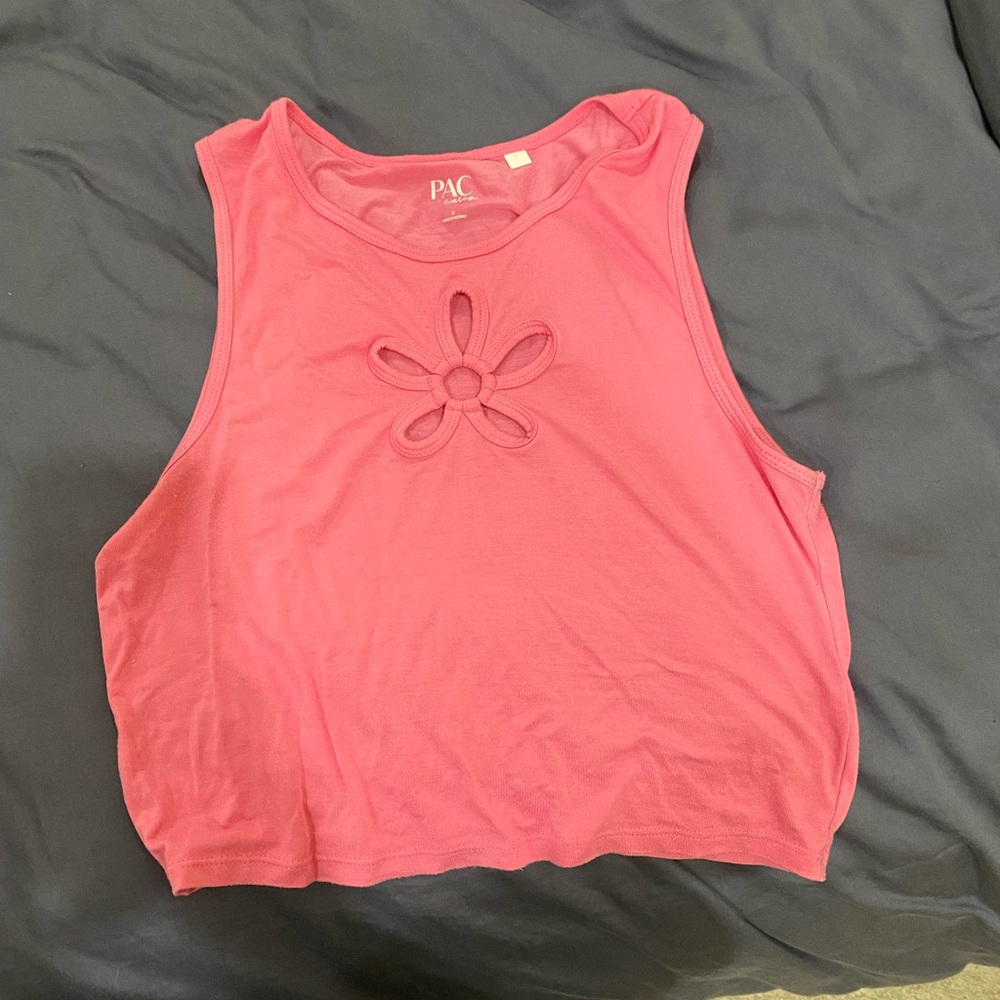 Pacsun Flower Cut-Out Tank